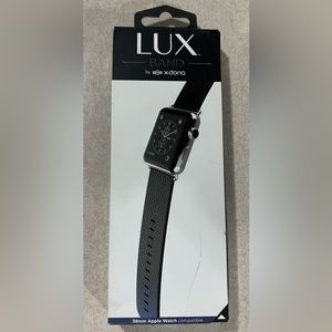 LUX | Compatible with 38 mm Apple Watch | Real Leather